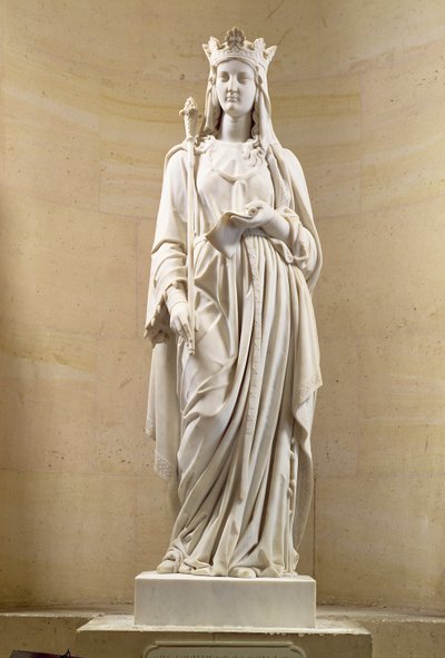 Blanche of Castile (1188-1252) Queen of France by Antoine Etex